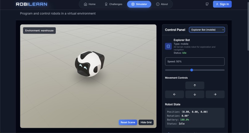 RobiLearn – screenshot 3