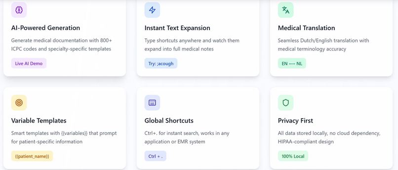 MedSnippet AI – Fast, Smart, Secure Medical Documentation – screenshot 6