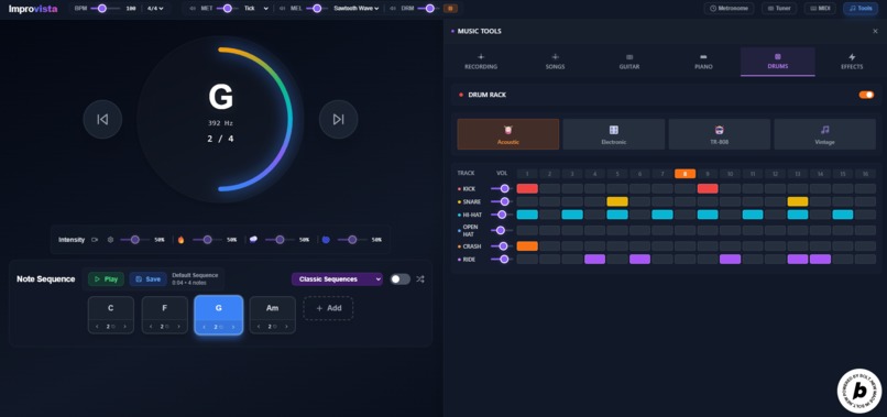 Improvista - Music improvisation buddy – screenshot 2