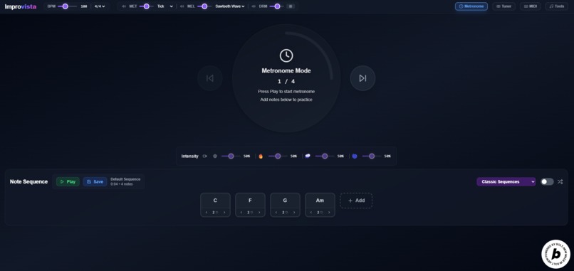 Improvista - Music improvisation buddy – screenshot 3