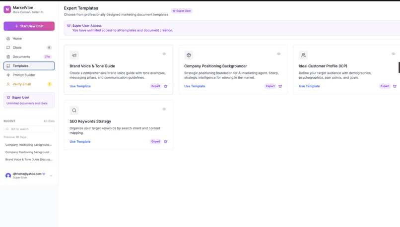 Marketvibe.ai – screenshot 1