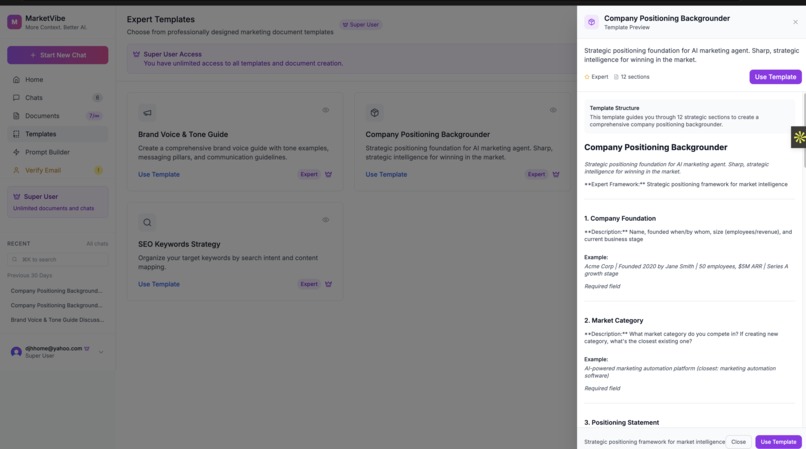 Marketvibe.ai – screenshot 3