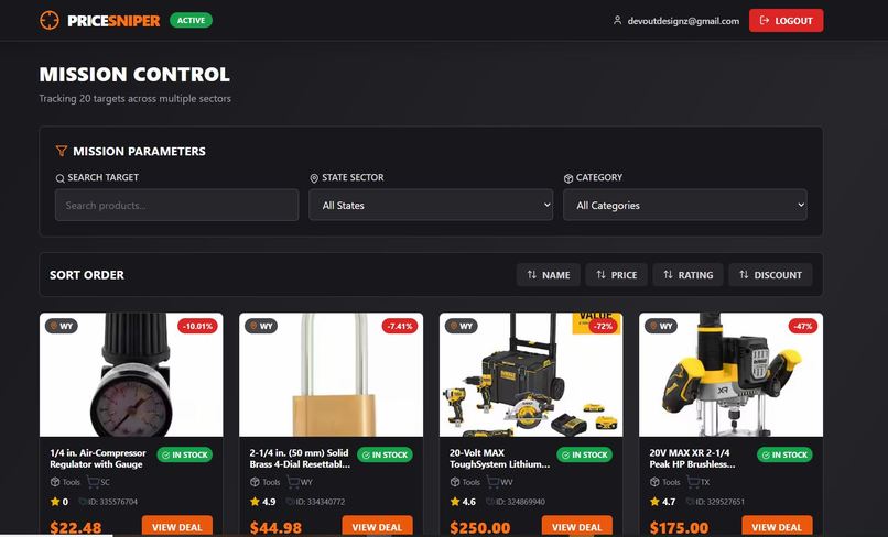 PriceSniper – screenshot 2