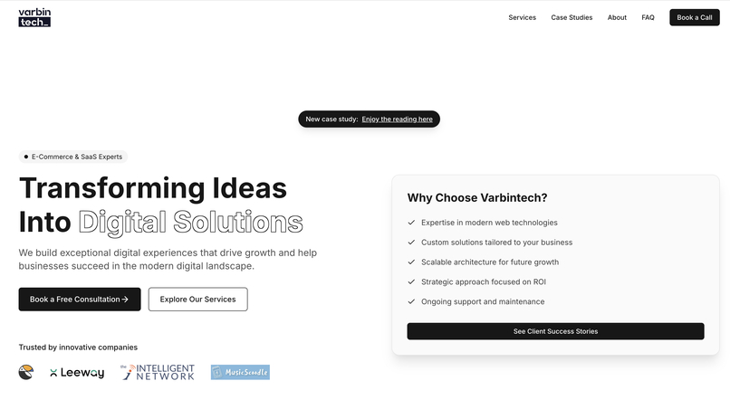 Agency Homepage 2025 – screenshot 1