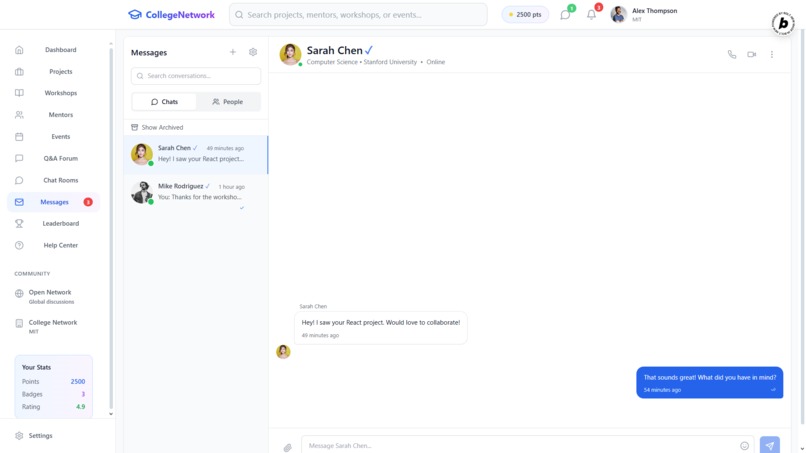 SkillSwap - CollegeNetwork – screenshot 2