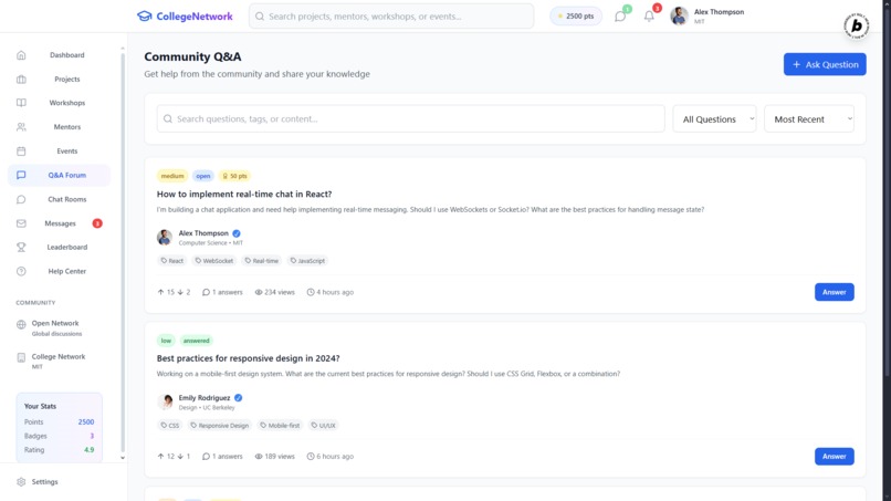 SkillSwap - CollegeNetwork – screenshot 4