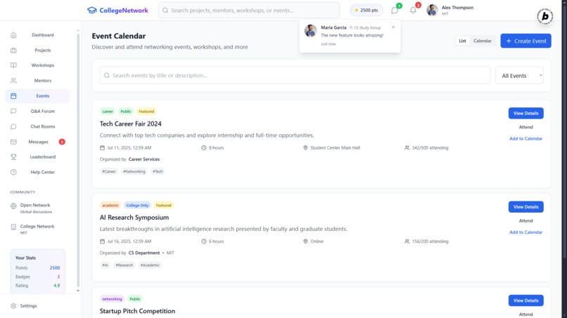 SkillSwap - CollegeNetwork – screenshot 5