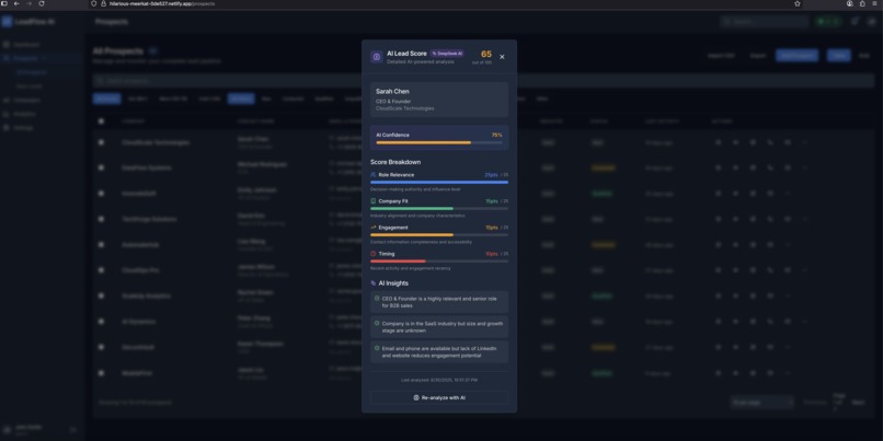 LeadFlow AI – screenshot 25