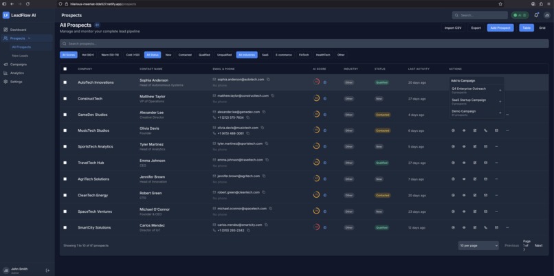LeadFlow AI – screenshot 35