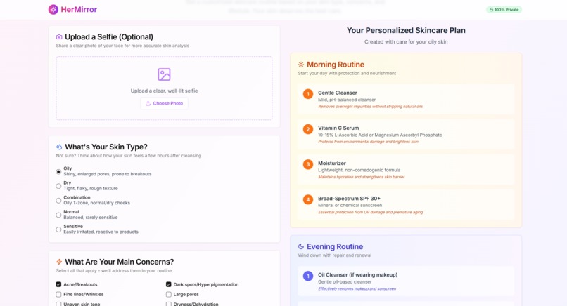 HerMirror – screenshot 2