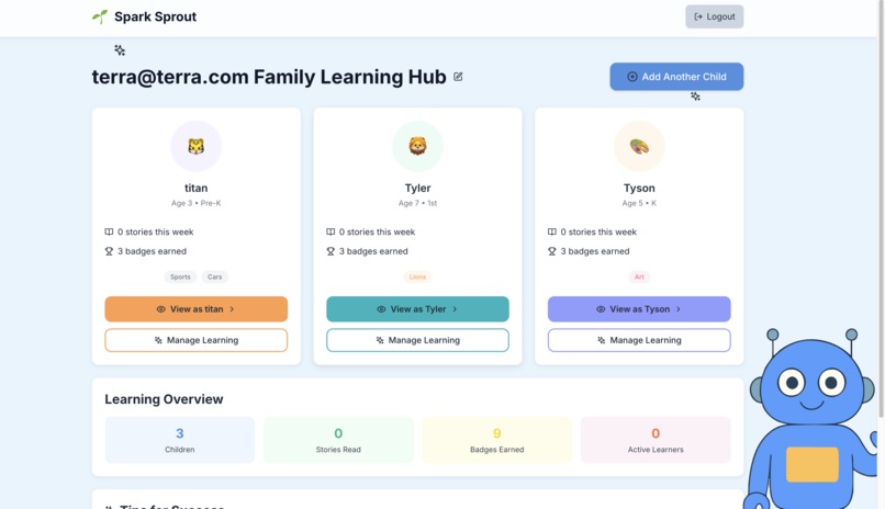 SparkSprout – screenshot 3