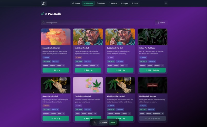 Nugg - Open-Source Cannabis Dispensary – screenshot 2