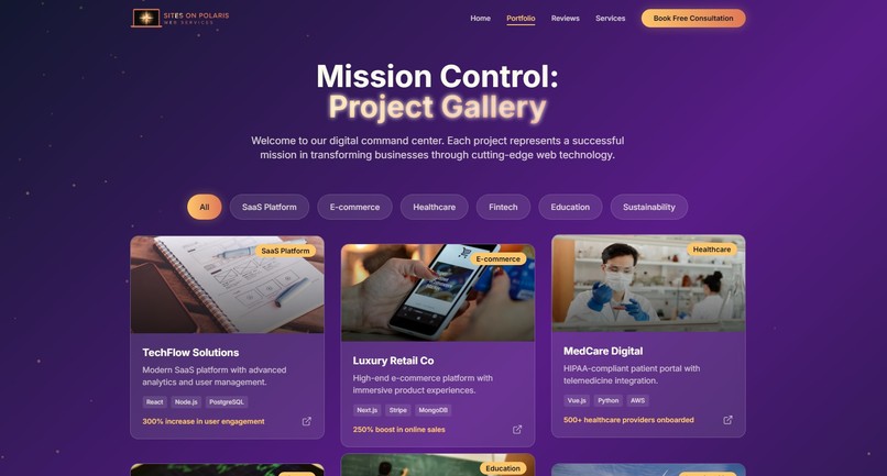 Sites on Polaris Web Services – screenshot 4