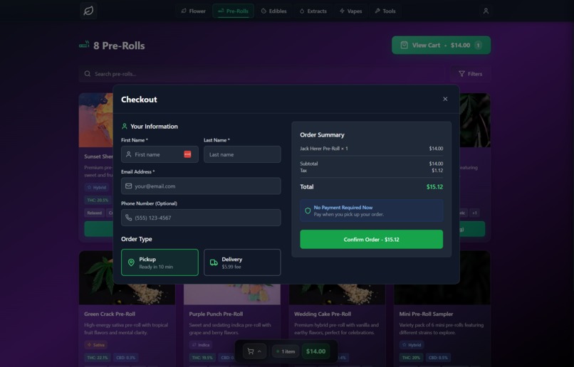 Nugg - Open-Source Cannabis Dispensary – screenshot 4