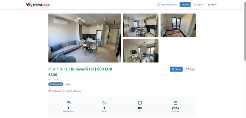 njoftime.app – screenshot 2