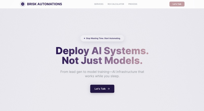 Brisk Automations – screenshot 1