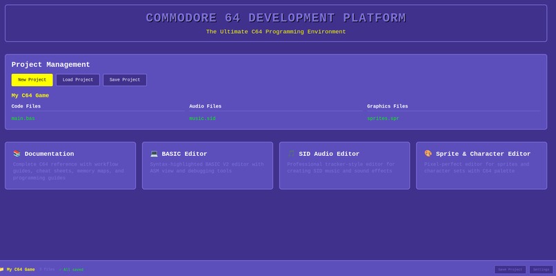 Commodore online dev assistant – screenshot 4
