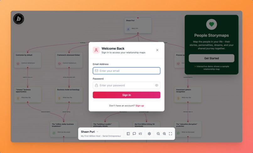 People Storymaps – screenshot 3