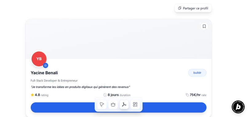 Buildr app  – screenshot 1