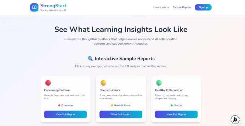 StrongStart - Starting kids right with AI – screenshot 3