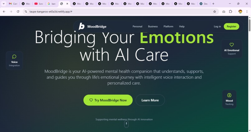 MoodBridge – screenshot 1