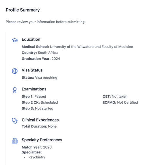IMG Residency Roadmap (AI Powered) – screenshot 2