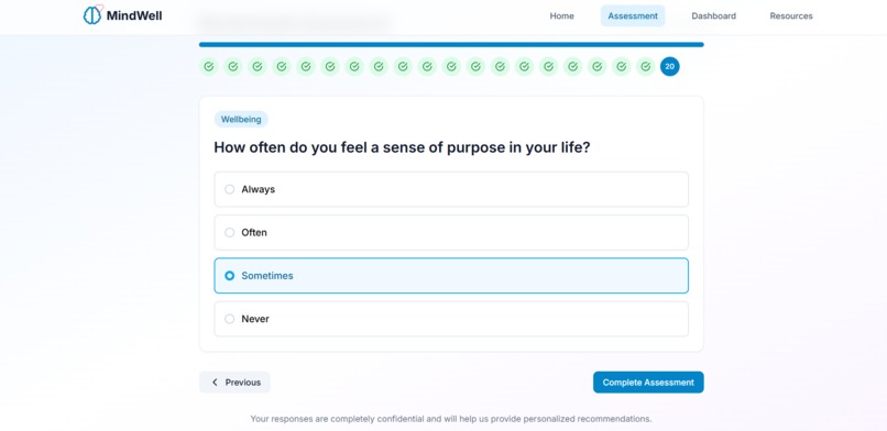 MindWell – screenshot 3