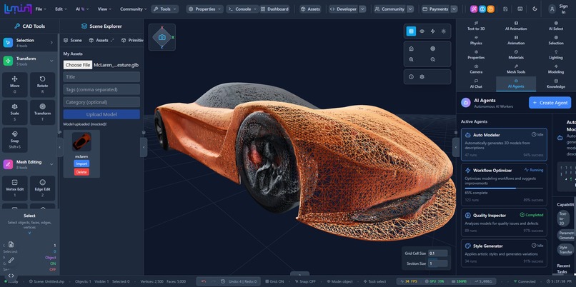 LUMIN – AI-Native 3D Creation Platform and Ecosystem – screenshot 11