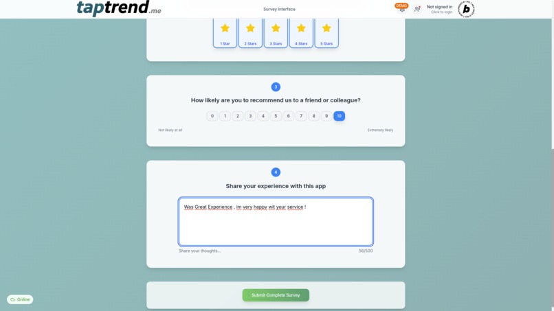 taptrend.me – screenshot 13