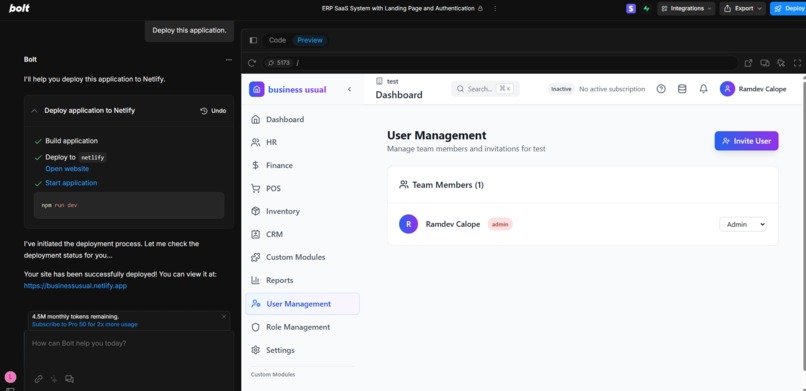 bu - business usual – screenshot 1