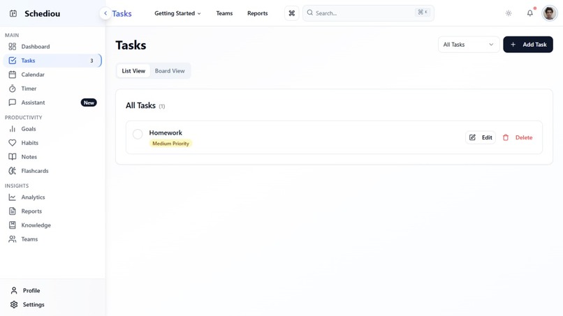 Schediou – screenshot 2