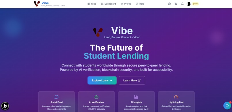 Vibe : Lend, Borrow, Connect – Vibe! – screenshot 1