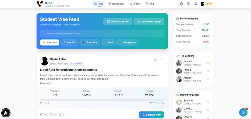 Vibe : Lend, Borrow, Connect – Vibe! – screenshot 2