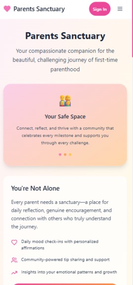 Parents Sanctuary – screenshot 1