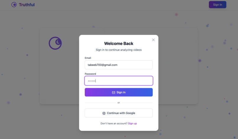 truthful – screenshot 1