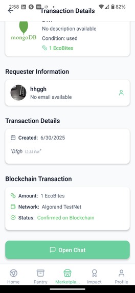 AI Pantry - AI for Your Pantry, Blockchain for Your Swaps.  – screenshot 8