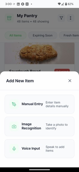AI Pantry - AI for Your Pantry, Blockchain for Your Swaps.  – screenshot 11