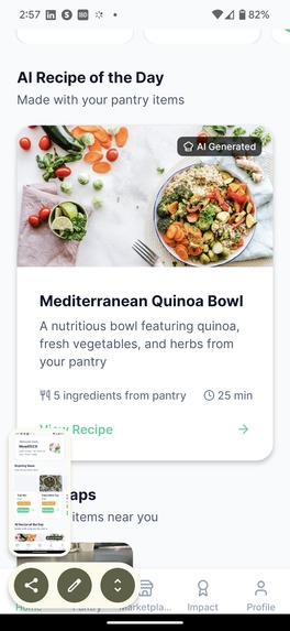 AI Pantry - AI for Your Pantry, Blockchain for Your Swaps.  – screenshot 13