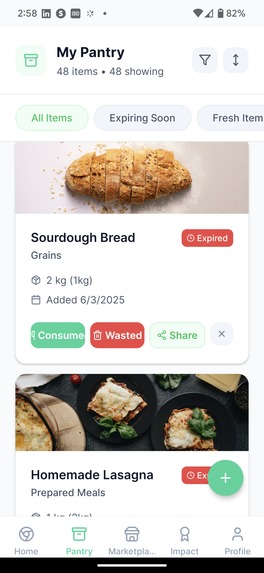 AI Pantry - AI for Your Pantry, Blockchain for Your Swaps.  – screenshot 14