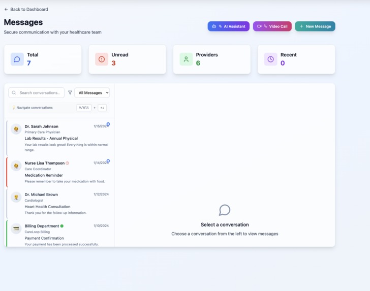 CareLoop – screenshot 1