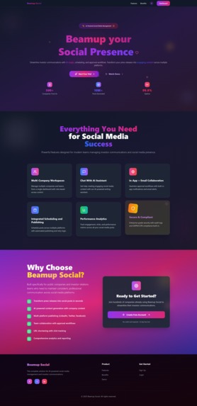 Beamup Social – screenshot 1