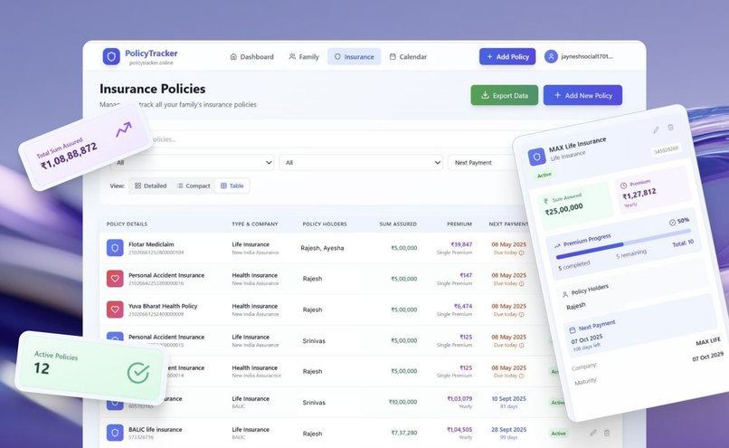 Policy Tracker – screenshot 1