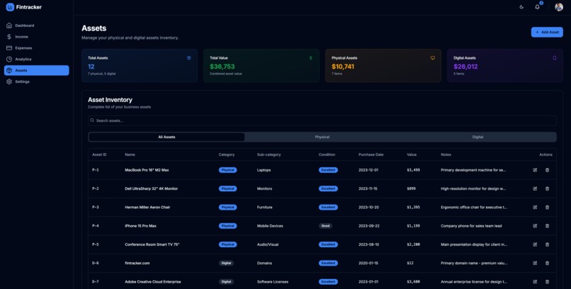Fintracker – screenshot 4