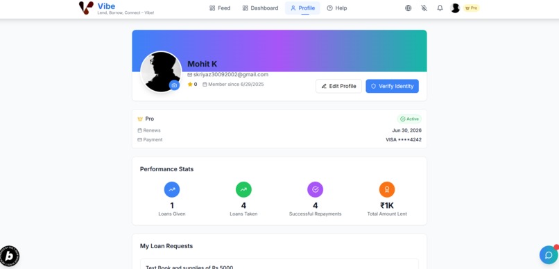 Vibe : Lend, Borrow, Connect – Vibe! – screenshot 6