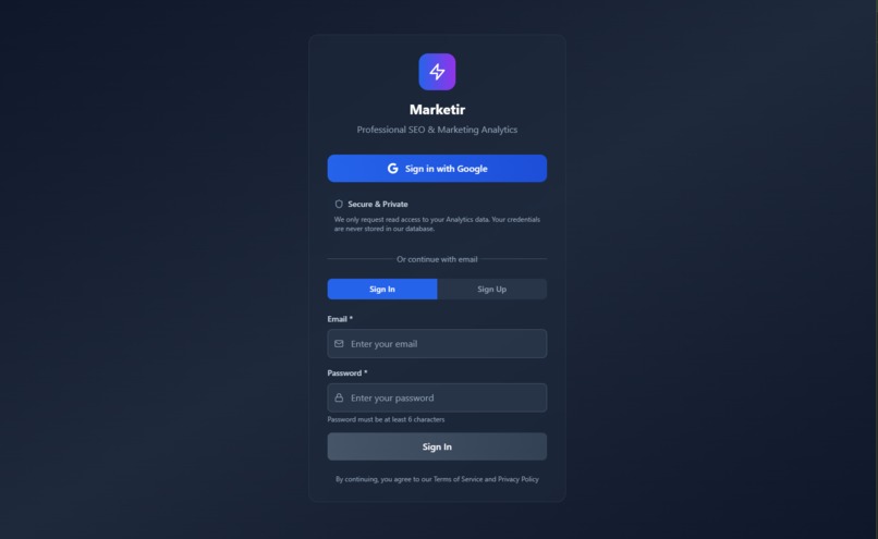 Marketir – screenshot 1