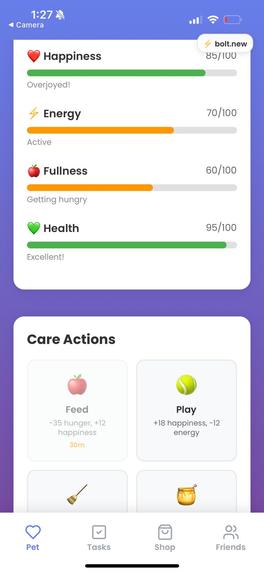 Virtual Pet – screenshot 2