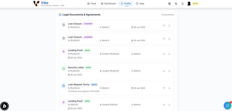 Vibe : Lend, Borrow, Connect – Vibe! – screenshot 7