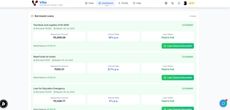 Vibe : Lend, Borrow, Connect – Vibe! – screenshot 8