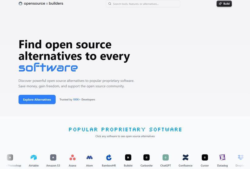 Opensource.builders – screenshot 1