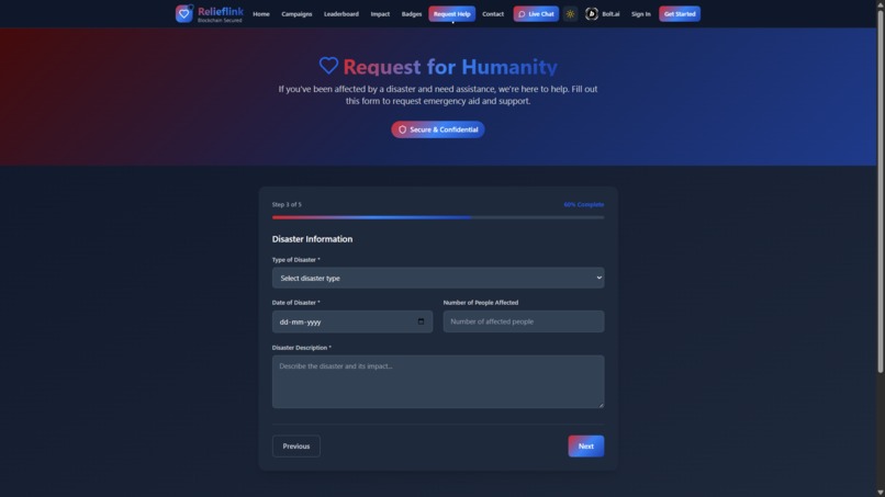 Relieflink – screenshot 6